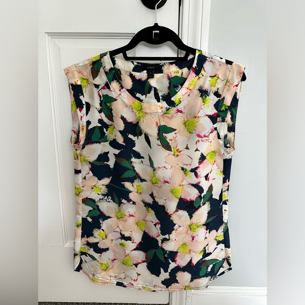 J.Crew sleeveless blouse